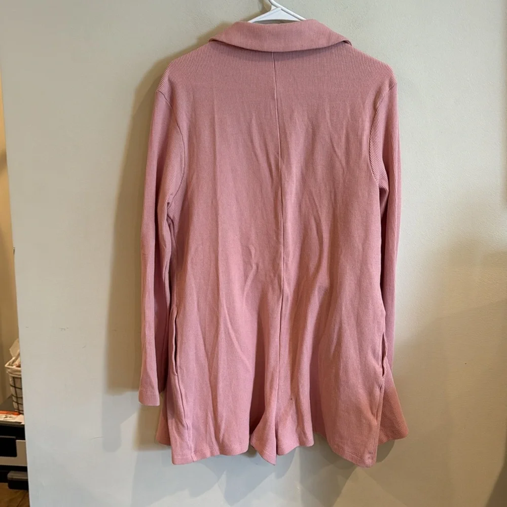 Free‎ People FP Beach Lizzie Blazer Pink Romper One Piece Dress Size S
